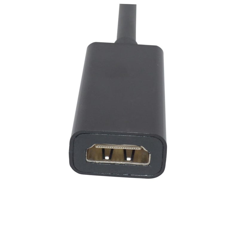 Housoutil 25cm Mini DisplayPort to DisplayPort Cable Black for Monitor Laptop Air Printer - Image 3